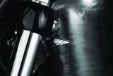 Kuryakyn Kellermann Micro Rhombus Collection Turn Signals 2850 Signal, Rhombus, LED, Clear Lens, Amber Light, Black Housing, Each thumbnail 6