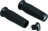 Kuryakyn Thresher Grips 5951 Grips, Thresher, Aluminum, Satin Black, 7/8 in. Bar, 5 in. Length, Universal, Pair thumbnail 2