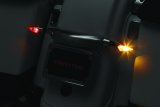 Kuryakyn Kellermann Micro Rhombus Collection Turn Signals 2542 Signal, Rhombus, LED, Clear Lens,Red/Amber Light, Chrome Housing, Each thumbnail 5