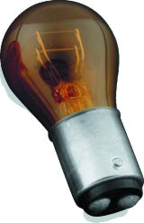 Kuryakyn Colored Turn Signal Bulbs 4813 Light Bulbs, Incandescent, 1157, Amber, Each thumbnail 2