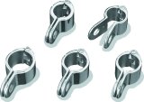Kuryakyn Magnum Quick Clamps 7940 Clamp, Magnum, Quick, Front, Steel, Chrome, 1 in. Tube Diameter, Each thumbnail 2