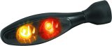 Kuryakyn Kellermann Micro 1000 Collection Turn Signals 2534 Signal, 1000, LED, Dark Smoke Lens, Amber/Red Light, Black Housing, Each thumbnail 8