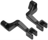 Kuryakyn Foot Control Components 424886 Controls Passenger Peg and Board Mounts for Indian PASSENGER PEG MNTS GLOSS BLACK thumbnail 1