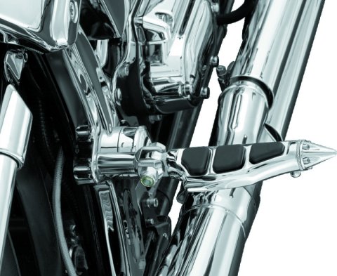 Kuryakyn Stiletto Pegs 4475 Foot Pegs, Style, Male Mount Design, Steel, Chrome, Harley-Davidson®, Pair thumbnail 4