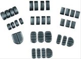 Kuryakyn Replacement ISO Stirrup Heelrest Rubbers 8080 Heel Rest Rubbers, Replacement, Stirrup, Pad Type, Black, Pair thumbnail 1