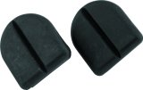 Kuryakyn Replacement ISO Stirrup Heelrest Rubbers 8080 Heel Rest Rubbers, Replacement, Stirrup, Pad Type, Black, Pair thumbnail 3