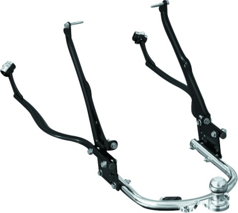 Kuryakyn Trailer Hitches 7652 Hitch, Rear, Fixed Mount, 3/16 Plate Steel, Chrome, Hardware Included, Kit thumbnail 3