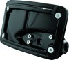 Kuryakyn Curved Horizontal Side Mount License Plate Holders 3125 Mounting Bracket, Aluminum, Horizontal, Black Powdercoated, Each thumbnail 5