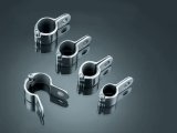 Kuryakyn Magnum Quick Clamps 7942 Clamp, Magnum, Quick, Front, Steel, Chrome, 1.350 in. Tube Diameter, Each thumbnail 1