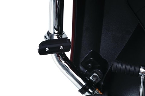 Kuryakyn Toe Rest Cruise Pegs 7615 Foot Control, Peg, Steel, Chrome Plated, Pair thumbnail 1