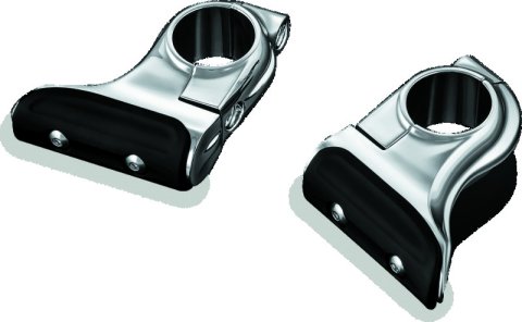 Kuryakyn Toe Rest Cruise Pegs 7615 Foot Control, Peg, Steel, Chrome Plated, Pair thumbnail 2