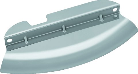 Kuryakyn Lower Triple Tree Wind Deflectors 1804 Deflector, Location, Steel, Chrome, Harley-Davidson®, Each thumbnail 2