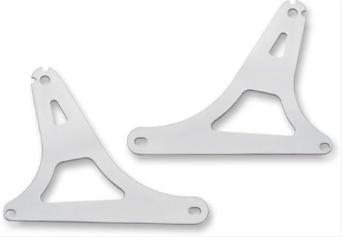 Kuryakyn Fixed Backrest Mounts 7097 Mount, Fixed, Steel, Chrome, Harley-Davidson®, Pair thumbnail 2