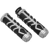 Kuryakyn Spear Grips 5628 Grips, Spear, Aluminum, Chrome, 1 in. Bar, Indian, Pair thumbnail 1