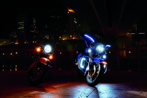 Kuryakyn Tracer LED Fairing Lower Grilles 5063 TRACER LWR FAIRING GRLL CHR thumbnail 4