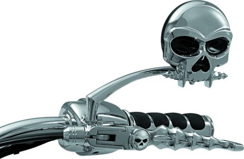 Kuryakyn Zombie Levers 1047 Levers, Aluminum, Chrome, Harley-Davidson®, Pair thumbnail 5