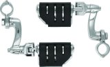 Kuryakyn Longhorn Offset Highway Pegs 7555 Pegs, Offset, Longhorn, Steel, Chrome, Trident Dually, Hardware Included, Pair thumbnail 2