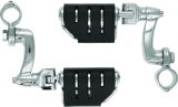 Kuryakyn Longhorn Offset Highway Pegs 7555 Pegs, Offset, Longhorn, Steel, Chrome, Trident Dually, Hardware Included, Pair thumbnail 3
