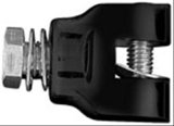 Kuryakyn Foot Peg Mounts 7573 Mounts, Short Magnum Mounts, 1/2-20 Thread Mount, Gloss Black, Pair thumbnail 1