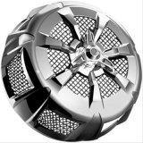 Kuryakyn Alley Cat Air Cleaner Covers 9439 Cover, Cat, Aluminum, Polished, Harley-Davidson®, Each thumbnail 1