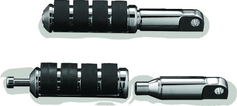 Kuryakyn Male Mount Foot Peg Extensions 8064 Mounts, Extensions, 2 1/2 in., Chrome, Pair thumbnail 4