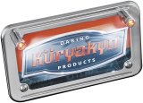 Kuryakyn LED License Plate Bolt Lights 9398 Bolts, Lighted, Round Head, Steel, Chrome, 1.00 in. Underhead Length, Pair thumbnail 1