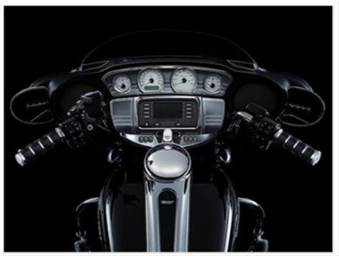 Kuryakyn Tri-Line Gauge Trim 7284 Exterior Accent, Trim, One-Piece Design, Plastic with Chrome-Look Finish, Each thumbnail 1
