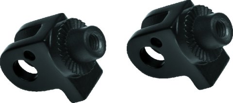 Kuryakyn Splined Peg Adapters 8905 Foot Mounts, Adapters, Satin Black, Pair thumbnail 2