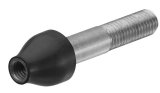 Kuryakyn Kellermann Signal Adapters and Mounts 2567 Mount, Rubber, Black, 8mm Threads, 40mm Thread Length, Each thumbnail 1