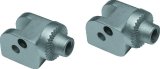 Kuryakyn Splined Peg Adapters 8903 Foot Mounts, Splined, Steel, Silver, Ducati, Pair thumbnail 2