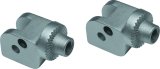 Kuryakyn Splined Peg Adapters 8903 Foot Mounts, Splined, Steel, Silver, Ducati, Pair thumbnail 3