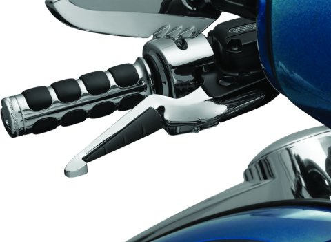 Kuryakyn ISO Levers 5734 Brake and Clutch Levers, ISO, Aluminum, Chrome, Harley-Davidson®, Pair thumbnail 6