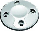 Kuryakyn Grip End Caps 6244 Cap, Aluminum, Chrome, Each thumbnail 2