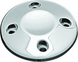 Kuryakyn Grip End Caps 6244 Cap, Aluminum, Chrome, Each thumbnail 3