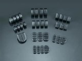 Kuryakyn Replacement Brake Pedal Pad Rubbers 8082 Rubbers, Black, Harley-Davidson®, Set of 3 thumbnail 1