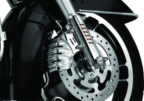 Kuryakyn Brembo Brake Caliper Covers 7789 Calipar Covers, Bolt-On, Plastic, Chrome, Pair thumbnail 6
