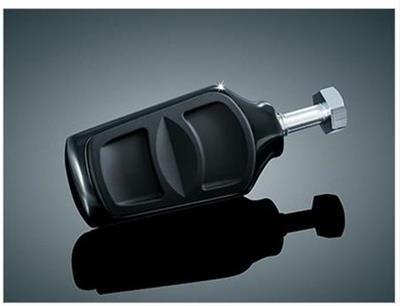 Kuryakyn Kinetic Shift Pegs 4305 Foot Control, Peg, Steel, Gloss Black, Harley-Davidson®, Each