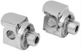 Kuryakyn Splined Peg Adapters 8894 Foot Adapters, Dyna Passenger Mounts, Non-Pivoting Design, Intended for Floorboards, Chrome, Pair thumbnail 1