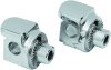 Kuryakyn Splined Peg Adapters 8894 Foot Adapters, Dyna Passenger Mounts, Non-Pivoting Design, Intended for Floorboards, Chrome, Pair thumbnail 6