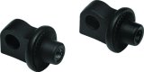 Kuryakyn Splined Peg Adapters 8898 Adapters, Satin Black, Use with H-D Male Mounts, Harley-Davidson®, Pair thumbnail 4
