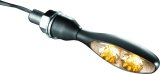 Kuryakyn Kellermann Micro 1000 Collection Turn Signals 2537 Signal, 1000, LED, Clear Lens, Amber Light, Black Housing, Each thumbnail 7