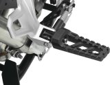 Kuryakyn Foot Control Components 504513 Controls Splined Peg Adaptors for Adventure Bikes FOOTPEG ADPT REAR SAT BLK BMW thumbnail 1