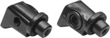Kuryakyn Foot Control Components 504513 Controls Splined Peg Adaptors for Adventure Bikes FOOTPEG ADPT REAR SAT BLK BMW thumbnail 2