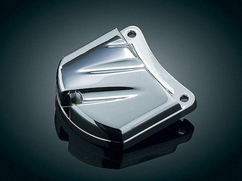 Kuryakyn Starter Covers 9050 Cover, Steel, Chrome, Bolt-On, Harley-Davidson®, Each thumbnail 1