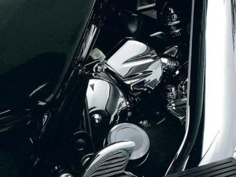 Kuryakyn Starter Covers 9050 Cover, Steel, Chrome, Bolt-On, Harley-Davidson®, Each thumbnail 2
