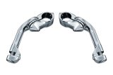 Kuryakyn Adjustable Tour-Tech Long Cruise Mounts 4526 Foot Peg Mounts, Short Mounts, Adjustable, Steel, Chrome, Pair thumbnail 2