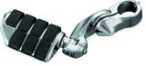 Kuryakyn Adjustable Tour-Tech Short Cruise Mounts 4523 Foot Peg Mounts, Mounts, Adjustable, Steel, Chrome, Dually Foot Peg Style, Pair thumbnail 3