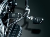 Kuryakyn Longhorn Offset Peg Mounts 7571 Foot Mounts, Offset, Front, Steel, Black, Pair thumbnail 1