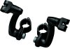 Kuryakyn Longhorn Offset Peg Mounts 7571 Foot Mounts, Offset, Front, Steel, Black, Pair thumbnail 4