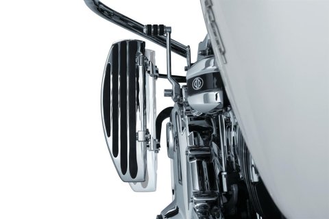 Kuryakyn Driver Board Relocator Brackets 4609 Brackets, Chrome, Harley-Davidson®, Set thumbnail 3